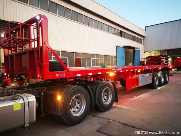 東旭掛車13米平板掛車詳解 叉車作業、分期付款、6.5噸自重及定制價格指南